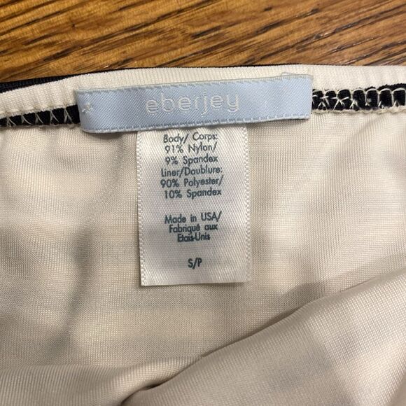 Eberjey Black White Rope Detail Bikini size small - Picture 4 of 4